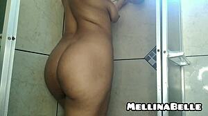 Mellinabelle’s Hot Bath Ends with a Relaxed, Intense Climax!