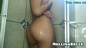 Mellinabelle’s Hot Bath Ends with a Relaxed, Intense Climax!