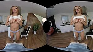 Morgan Rodriguez fucks in VR hardcore scene.
