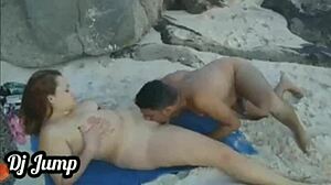 Fucking a married woman on the beach of Abricó passionately