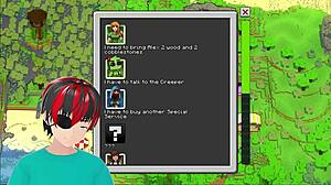 Look at that hot underwear! Hornycraft is exciting!