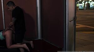 shower punishment for valerie white, cute tiny 18+ platinum-blonde, with domination and bdsm