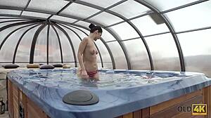 old guy, are you lucky with this young lady?