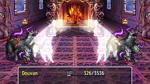 Defeat demon king and cum on grateful women in hentai rpg final