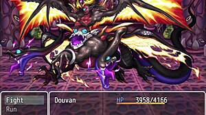 Defeat demon king and cum on grateful women in hentai rpg final