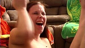 Wow! Teenagers Dive into Bisexual Swingers Orgy Part 2!