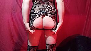 Mr gingerbread puts nipple in dick hole then fucks dirty milf in the ass