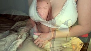 Step Mom Caught Jerking Big Cock by Step Son