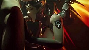 Yeero Overwatch HMV Featuring Blowjob, Cumshot, Creampie, Anal, and Assfucking.