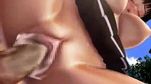 the broken bride rides in cowgirl position