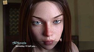 Blonde and redhead teens play erotic game in summer's gone 54