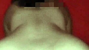 She Sucks Husband's White Cock Before Condom Ride