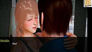 Redhead Teen with Big Tits and Ass Feels Intense Pleasure in Family Cartoon Sex