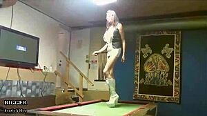 Angela and Maria, are you ready for a double-header on the desk? Their shaved bodies crave wild action.