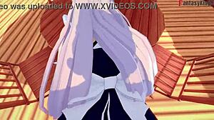 Azur Lane Belfast Fucks In Restaurant Quickly