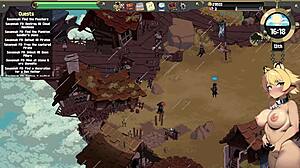 In Cloud Meadow, punishing the poacher who hunts naughty monster girls.