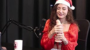 brazilian babe in sheer lingerie gets excited and strips 😏