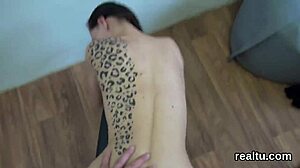 gorgeous czech nympho seduced in supermarket, penetrated in pov