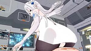 Deep space eye gengchen rides passionately in this 3d hentai doujin