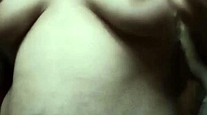 Bold Massage With Natural Tits In Christmas Show