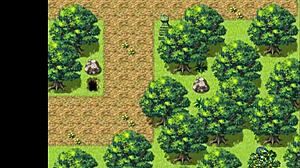 Tanned girl Natsuki in hentai game ep 7, all men desire her and jerk off