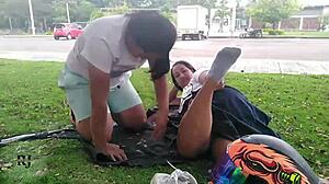 Compilación al aire libre con Michell y Paula