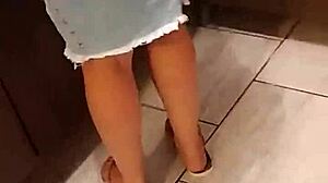 Skirtshouse fucks skirt jeans clara in jeans