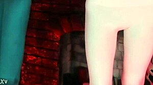 Sweet eaton teases in white leggings?