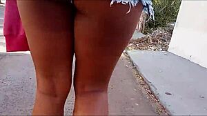 Picked up hot teen for interracial fun in the woods.