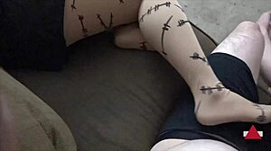 Intense Footjob With Soles Makes Huge Cock Throb And Harden Instantly.