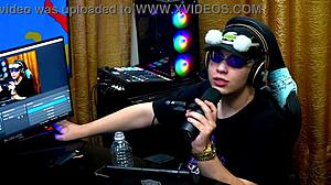 Emy tattooed full of desire in podcast pupum barraco sheer red outdoors