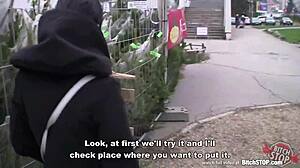 bitch stop - skinny slovak brunette drilled in anal