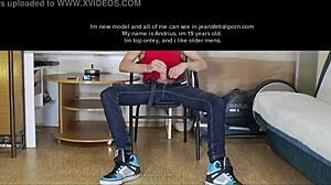 Young gay boy, are you jerking off again?