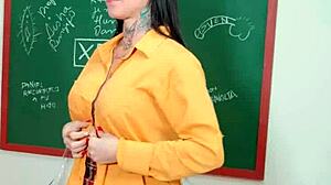 Man, this Venezuelan milf with huge tits teaches naked classes!