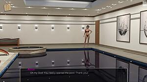 Master dominates knockout babe in bikini, grabbing big tits and ass!