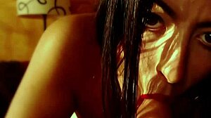 Watch Luzyann give sloppy saliva blowjob on webcam?