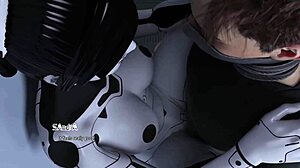 Projekt passion girl gets creampied by big dick!