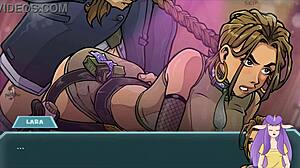 star chanel is getting lara from behind with toys and big tits 😏