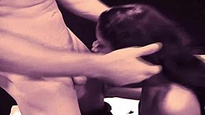 Morena's Hardcore Blowjob Class with Big Cock Creampie