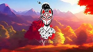 kate in maid cosplay fucks hard!