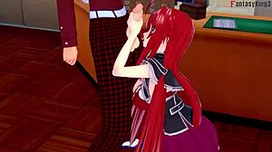 Rias gremory begs for sex