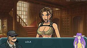 star chanel is getting lara from behind with toys and big tits 😏