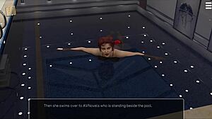 Master dominates knockout babe in bikini, grabbing big tits and ass!