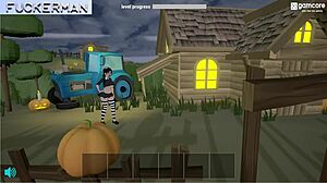 Complete Gameplay - Halloween Bambook with Cumshots