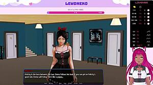 VTuber 루드네코가 하렘 호텔 파트 13 플레이