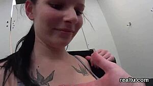 Charming Czech Kitten Seduced in Mall for POV Penetration
