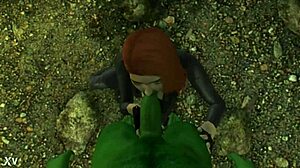 Η Scarlett Johansson γίνεται κομμάτια από τον Hulk σε άγρια δράση 3D!