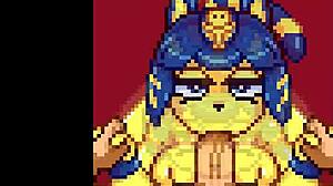 Hmv's Pixel Art Hentai Features Futa Deepthroat and Anal