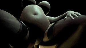 hot milf in 3d hentai can't stop humping that plastic dick with her tits bouncing