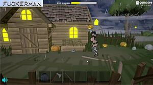 Complete Gameplay - Halloween Bambook with Cumshots